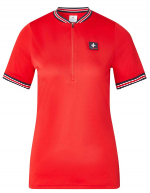 Cross Sportswear Dam Kortärm Piké Nostalgia Flame Scarlet i gruppen Kläder / Damkläder / KORTÄRM hos Dimbo Golf AB (0624003-3473r)