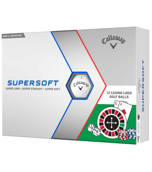 Callaway Golfbollar Supersoft 23 Casino (1st duss) i gruppen Limiterade Utgåvor hos Dimbo Golf AB (1415032-Casino)