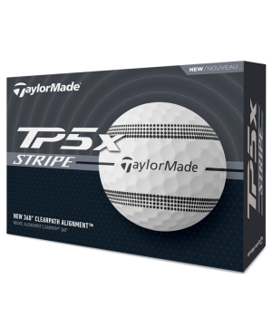 TaylorMade Golfboll TP5 X Stripe 1st dussin i gruppen Golfbollar hos Dimbo Golf AB (1616026-902301)