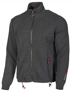 Ivanhoe Långärm Herr Hadar Full Zip Grafit Melerad i gruppen Kläder / Herrkläder / LÅNGÄRMAT hos Dimbo Golf AB (8054006-6174r)