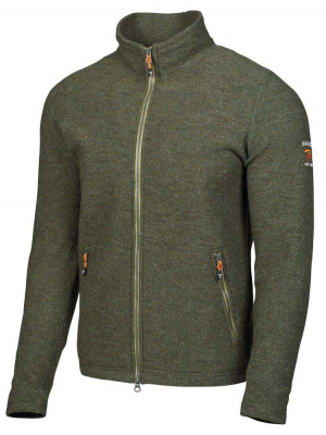 Ivanhoe Långärm Herr Louie Full Zip Loden Grön i gruppen Kläder / Herrkläder / LÅNGÄRMAT hos Dimbo Golf AB (8054007-0754r)