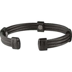 Sabona Magnetarmband Trio Cable Svart/Svart i gruppen Kläder & Accessoarer / Accessoarer / ARMBAND hos Dimbo Golf AB (9981094-36265SMr)