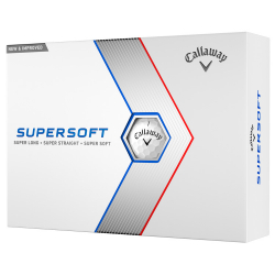 Callaway Golfbollar Supersoft 23 Vit (1st duss)