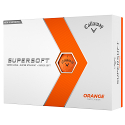 Callaway Golfbollar Supersoft Matte 23 Orange (1st duss)