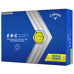 Callaway Golfbollar ERC Soft 23 Triple Track Gul (1st duss)