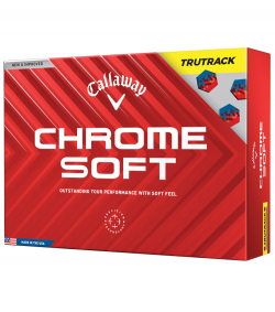 Callaway Golfbollar Chrome Soft TruTrack Gul (1st duss)