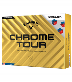 Callaway Golfbollar Chrome Tour TruTrack Blå/Röd (1st duss)