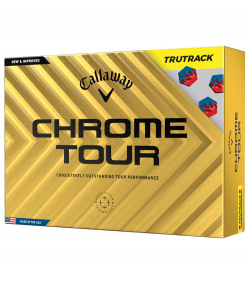 Callaway Golfbollar Chrome Tour TruTrack Gul (1st duss)