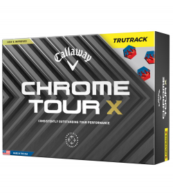 Callaway Golfbollar Chrome Tour X TruTrack Gul (1st duss)