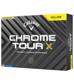 Callaway Golfbollar Chrome Tour X 24 Gul (1st duss)