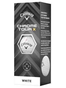 Callaway Golfbollar Chrome Tour X 24 Vit (1st 3-pack)