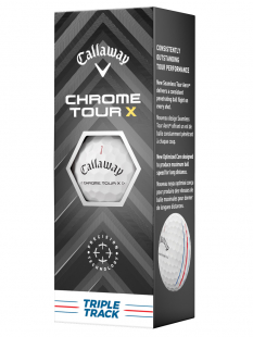 Callaway Golfbollar Chrome Tour X Triple Track 24 Vit (1st 3-pack)