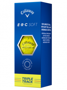 Callaway Golfbollar ERC Soft 23 Triple Track Gul (1st 3-pack)