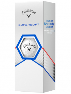 Callaway Golfbollar Supersoft 23 Vit (1st 3-pack)