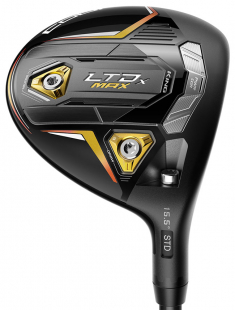 Cobra LTDx Max Fairwaywood Herr Vänster Svart/Guld 