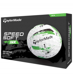 TaylorMade Golfboll SpeedSoft Ink Grön 1st dussin