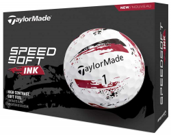 TaylorMade Golfboll SpeedSoft Ink Röd 1st dussin