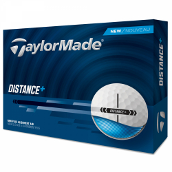 TaylorMade Golfboll Distance + Vit 1st dussin