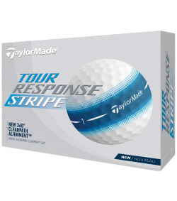 TaylorMade Golfboll Tour Response Stripe Blå 1st dussin