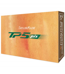 TaylorMade Golfboll TP5  Pix Peach 2024 1st dussin