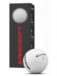 TaylorMade Golfboll SpeedSoft Vit (1st 3-pack)