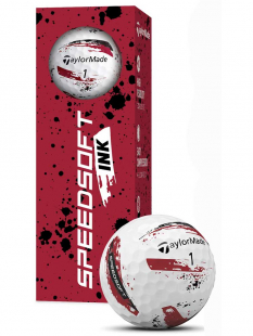 TaylorMade Golfboll SpeedSoft Röd (1st 3-pack)
