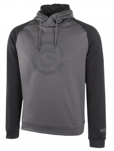 Galvin Green Insula Herr Långärm Hoodie Devlin Forged Iron/Svart