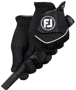 FootJoy Golfhandske Herr Par RainGrip 25 Svart