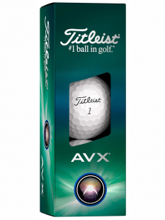 Titleist Golfboll AVX 2024 Vit (1st 3-pack)