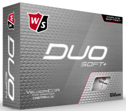 Wilson Staff Golfbollar Duo Soft Plus Vit (1st duss)