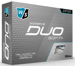 Wilson Staff Golfbollar Duo Soft Plus Dam Vit (1st duss)