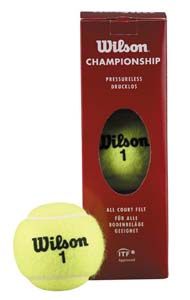 Wilson Tennisboll Championship Pressureless 3-pack