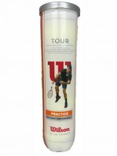 Wilson Tennisboll Tour Practice 4-pack