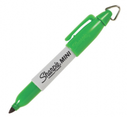Penna Märkpenna för golfbollar Sharpie mini Grön
