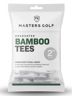 Golfpeggar Masters Bambu Castle 51mm Vit 20st