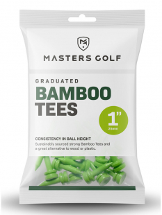 Golfpeggar Masters Bambu Castle 25mm Lime 25st