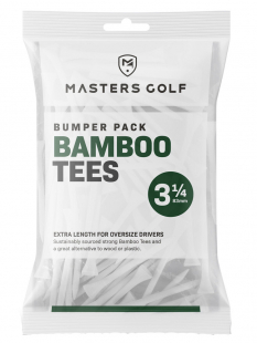 Golfpeggar Masters Bambu 83mm Vit 85st