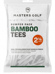 Golfpeggar Masters Bambu 54mm Vit 130st