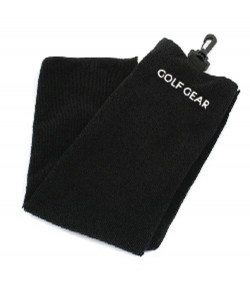 GolfGear Handduk Tri-Fold Svart