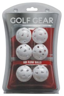 Golfgear Övningsboll AirFlow 6-pack Vit