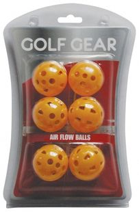 Golfgear Övningsboll AirFlow 6-pack Orange