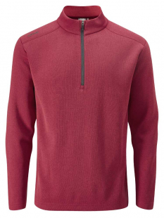 Ping Midlayer Half Zip Herr Ramsey Beta Röd Marl