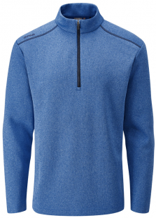 Ping Midlayer Half Zip Herr Ramsey Blå Marl