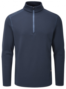 Ping Midlayer Half Zip Herr Edwin Oxford Blå