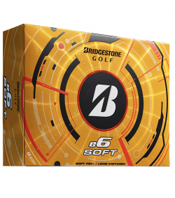 Bridgestone Golfboll E6 Soft Vit (1st duss)