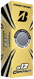 Bridgestone Golfboll E12 Contact Vit (1st 3-pack) 21