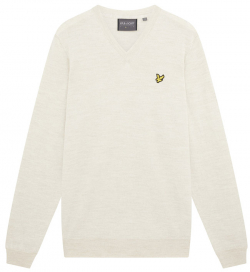 Lyle & Scott Pullover Herr V-Hals Brun