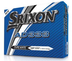 Srixon Golfboll AD333 Pure White (1st dussin)