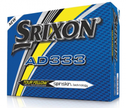 Srixon Golfboll AD333 Gul (1st dussin)