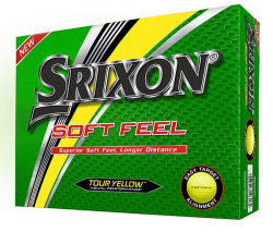 Srixon Golfboll Softfeel Gul (1st dussin)